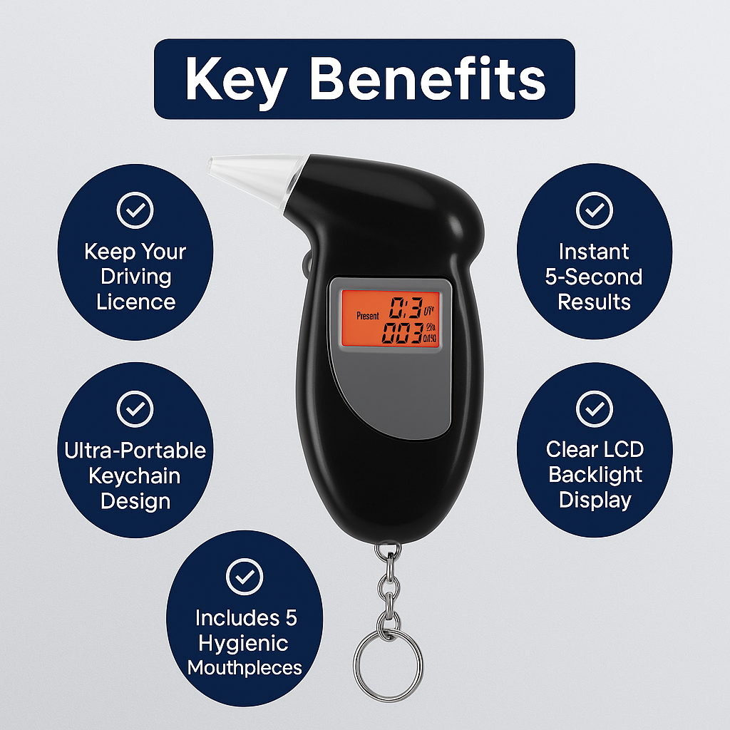 Portable Alcohol Breathalyser