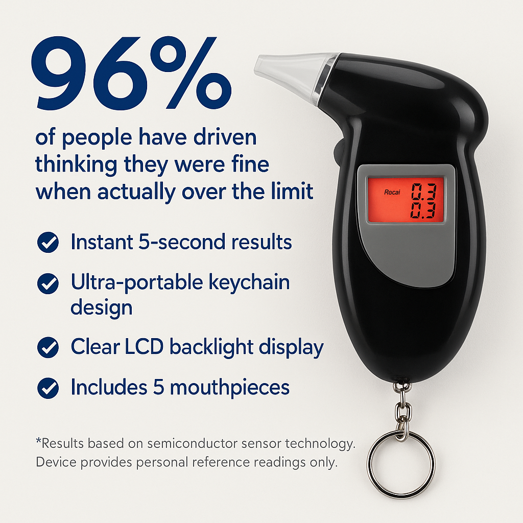 Portable Alcohol Breathalyser